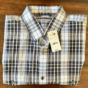 Express Men’s Fitted Button Down Shirt